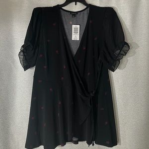 NWT Torrid Wrap Blouse